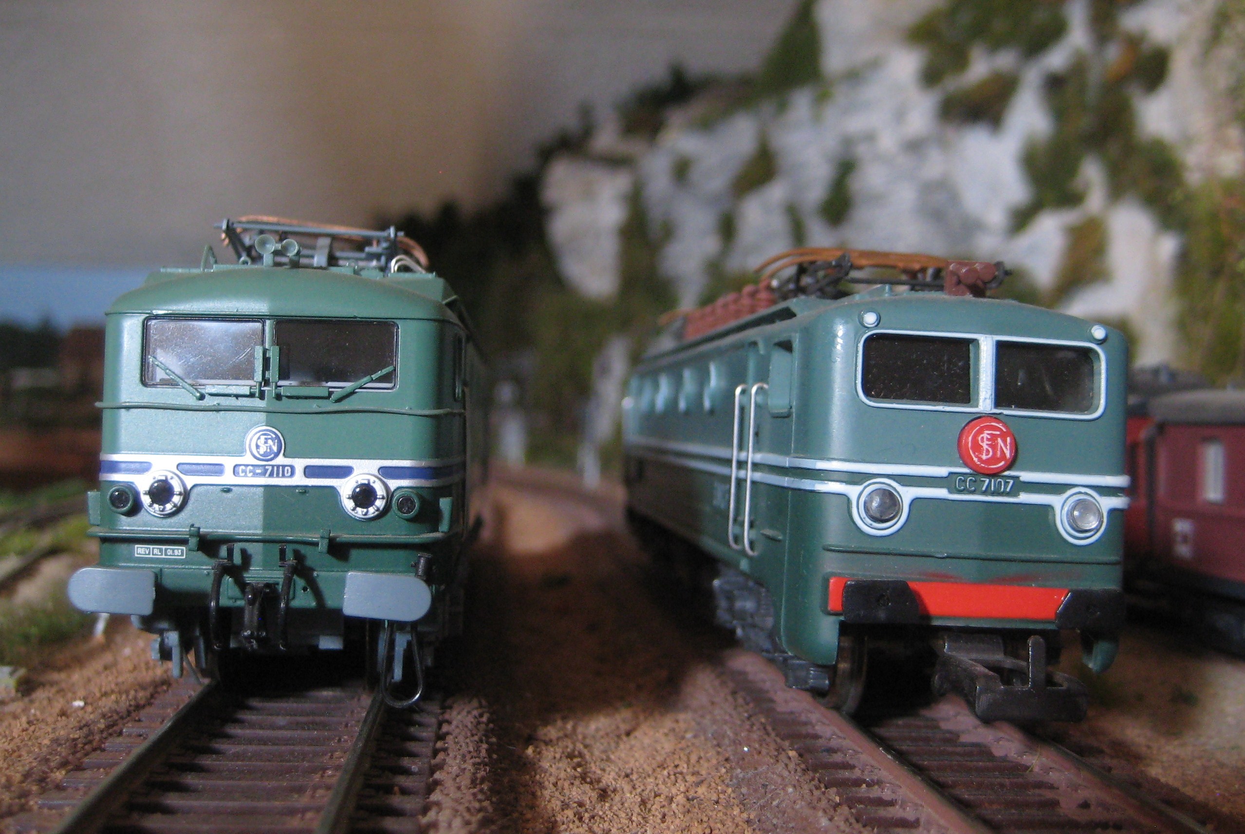 Locomotive Electrotren 2712 - CC 7118 SNCF - Époque IV - Échelle HO - Occasion Vitrine